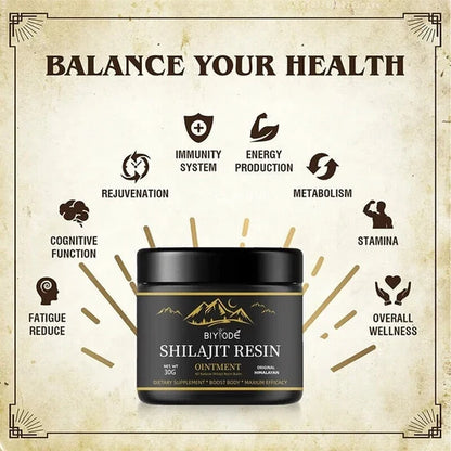 100% Pure Shilajit Resin from the Himalayas with Fulvic Acid