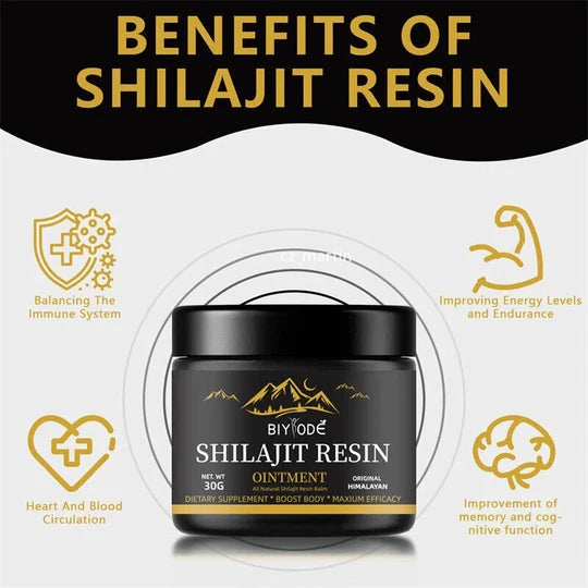 Pure Shilajit Resin – Organic & Potent