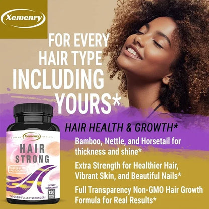 Hair Strong , Hair Growth, Healthy Skin, Strong Nails -Biotin, Keratin  120pcs
