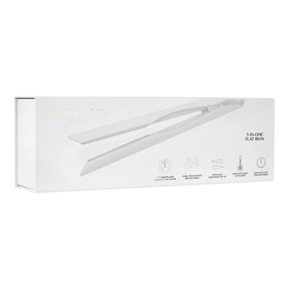 Kristin Ess Titanium Flat Iron Hair Straightener and Curler - Dual Voltage
