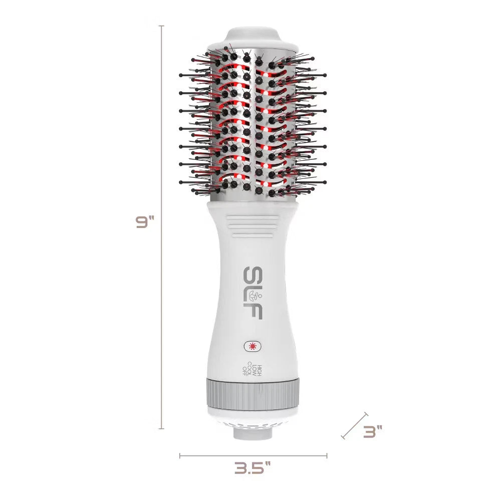 SLF Red Light Therapy Travel Dryer Hair Brush