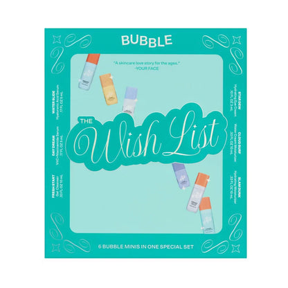 Bubble Skincare The Wish List Mini Essential Gift Set - 6ct