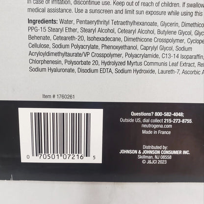 2 Pack Neutrogena Rapid Wrinkle Repair Regenerating Cream Fragrance Free 1.7oz