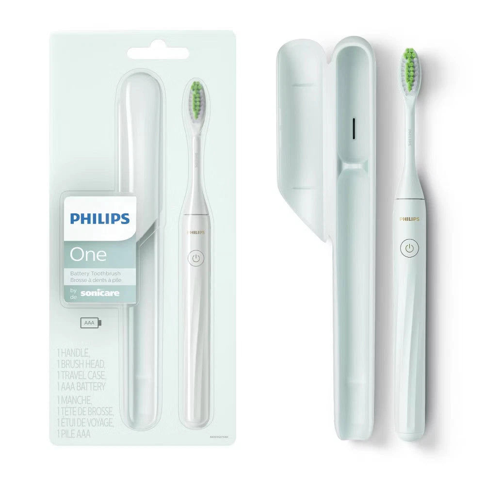 Philips One by Sonicare Battery Toothbrush - HY1100/03 - Mint: Includes Brush