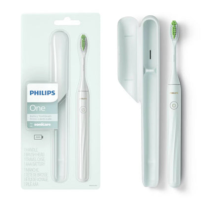 Philips One by Sonicare Battery Toothbrush - HY1100/03 - Mint: Includes Brush