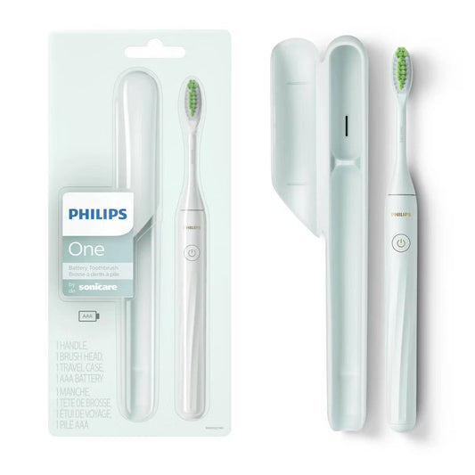 Philips One by Sonicare Battery Toothbrush - HY1100/03 - Mint: Includes Brush