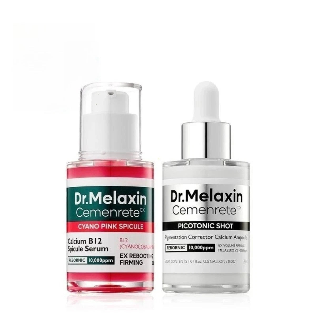 Dr. Melaxin Cyano Pink Spicule & Picotonic Firming Skincare Duo