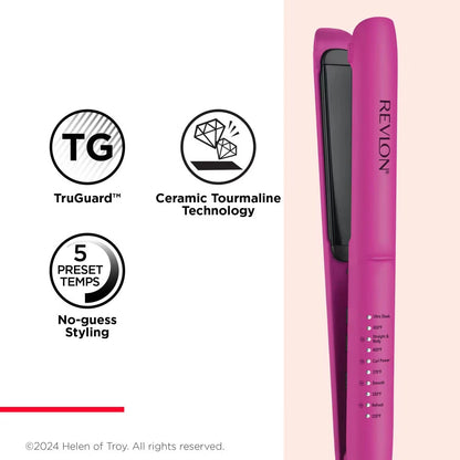 Revlon Easy Heat Precision Hair Flat Iron - 1"