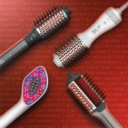 SLF Red Light Therapy Travel Dryer Hair Brush