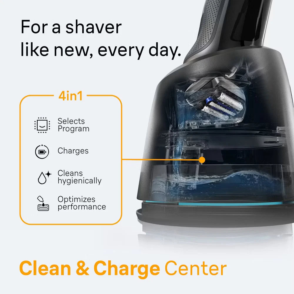Braun Men Series 5 Electric Razor Shaver with 4-in-1 Clean & Charge