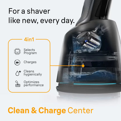 Braun Men Series 5 Electric Razor Shaver with 4-in-1 Clean & Charge