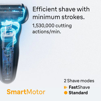 Braun Men Series 5 Electric Razor Shaver with 4-in-1 Clean & Charge