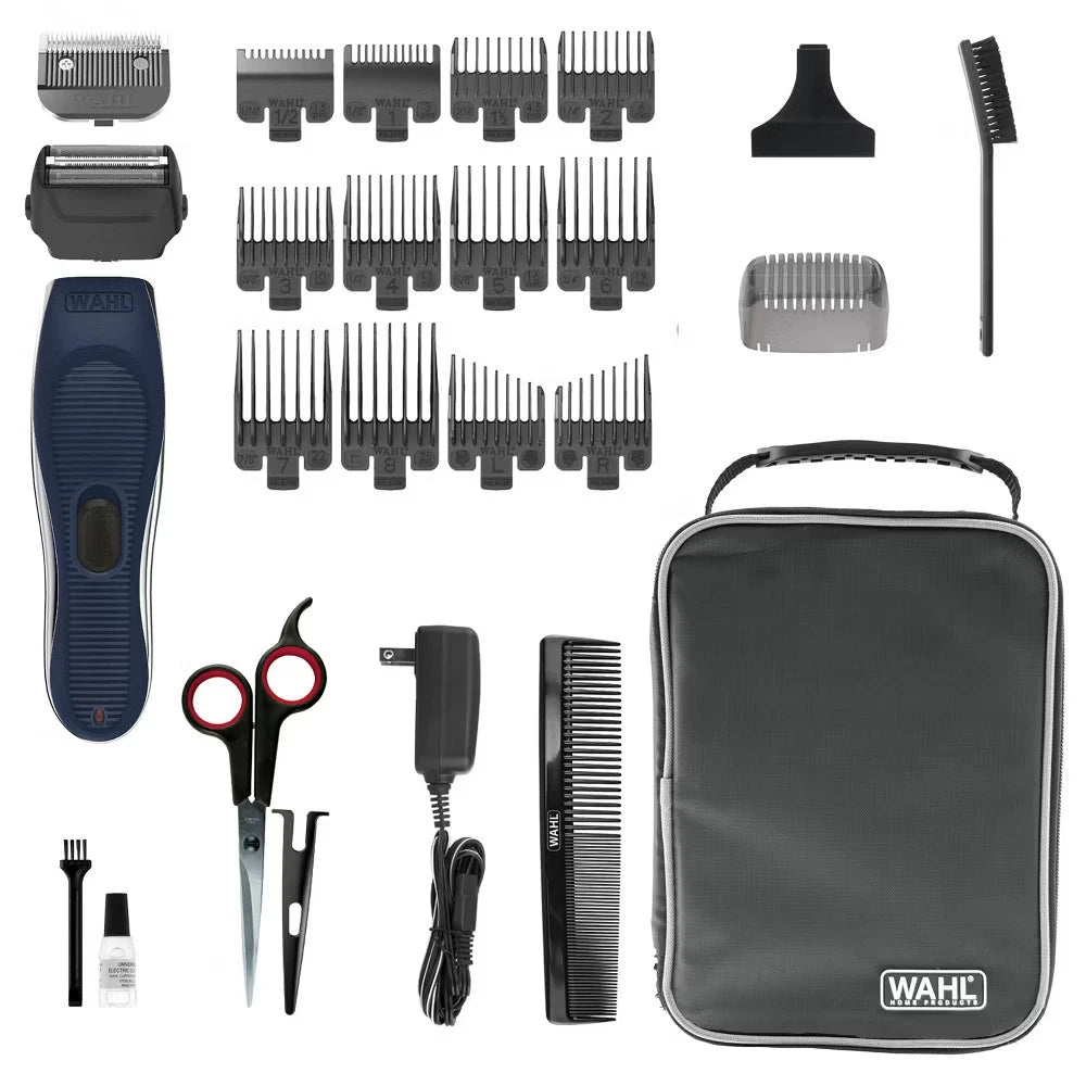 Wahl Clip & Shave Cordless Rechargeable Hair Clipper Electric Shaver Men Trimmer