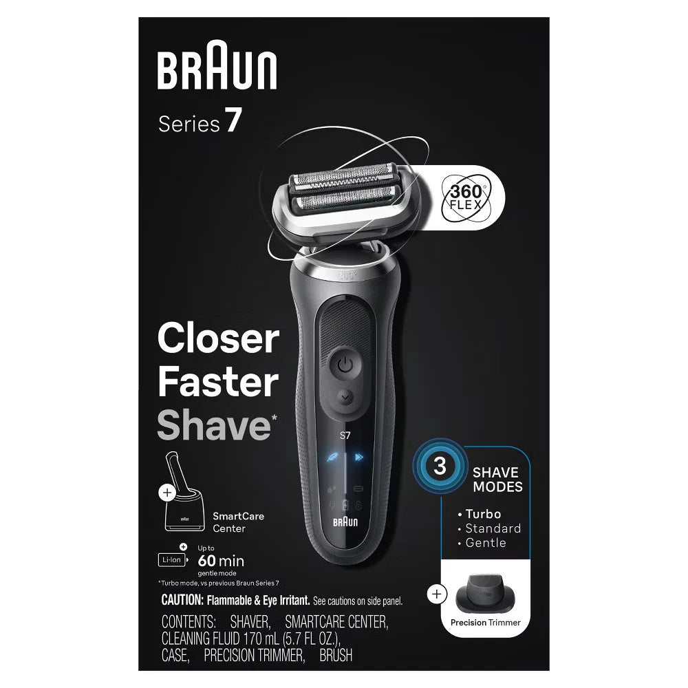 Braun Series 7-7171cc Rechargeable Wet & Dry Shaver + Smart Care Center