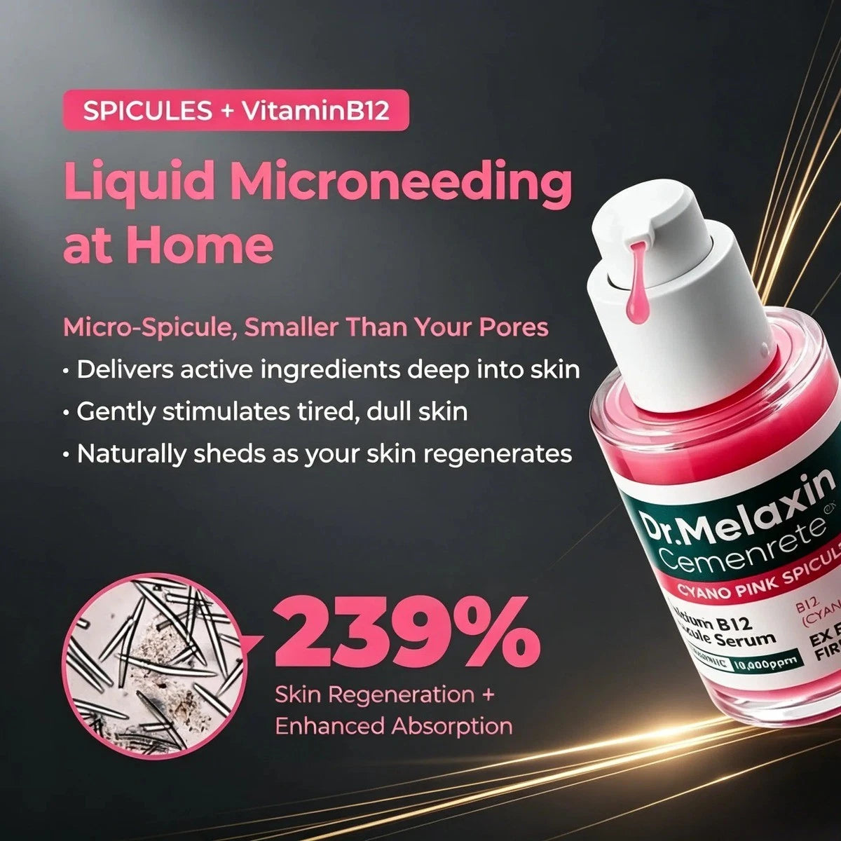 Dr. Melaxin Lumi Firm & Lift Duo – Cyano Pink Spicule Korean Skincare