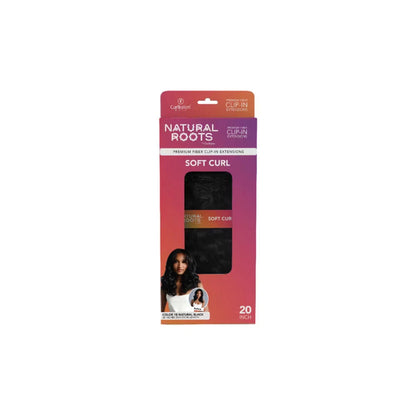 Curlkalon Soft Curl 20" Clip-In Natural Hair Extensions - 9ct
