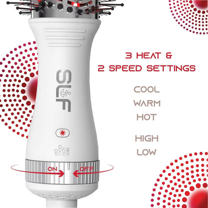 SLF Red Light Therapy Travel Dryer Hair Brush