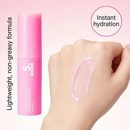 Pink collagen multi balm stick with PDRN for convenient daily skincare