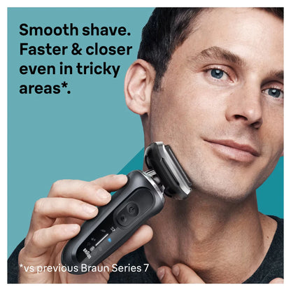 Braun Series 7-7171cc Rechargeable Wet & Dry Shaver + Smart Care Center
