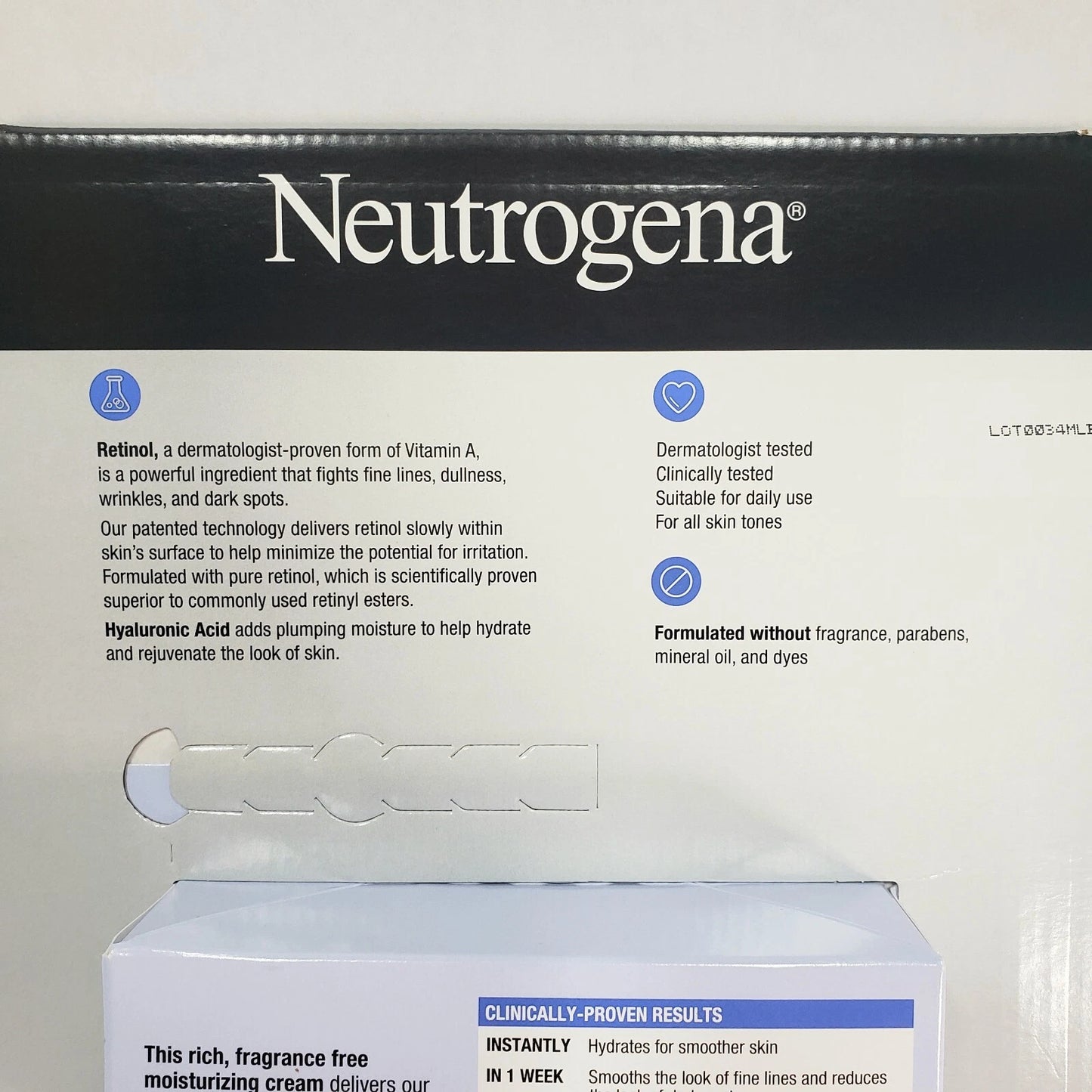 2 Pack Neutrogena Rapid Wrinkle Repair Regenerating Cream Fragrance Free 1.7oz