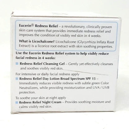 Eucerin Redness Relief Facial Moisturizer Night Cream 1.7 oz